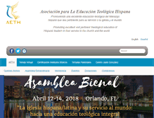 Tablet Screenshot of aeth.org